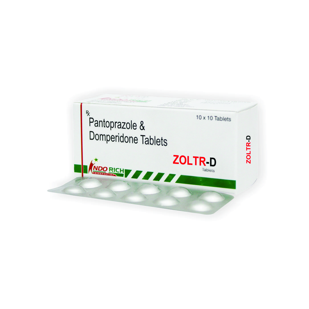 Pantoprazole - 40 MG, Domperidone 10 MG (Alu Alu) (ZOLTR-DSR)